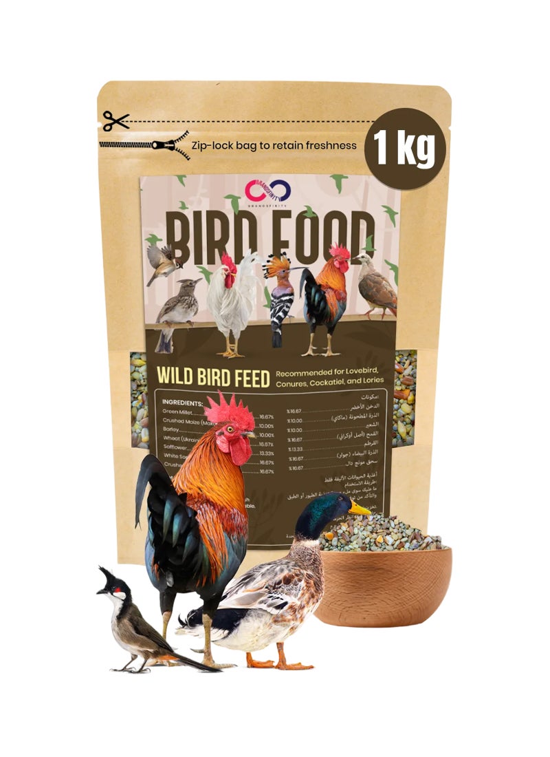 BRANDSFINITY Premium Bird Food For Wild Birds (1kg) - Image 1